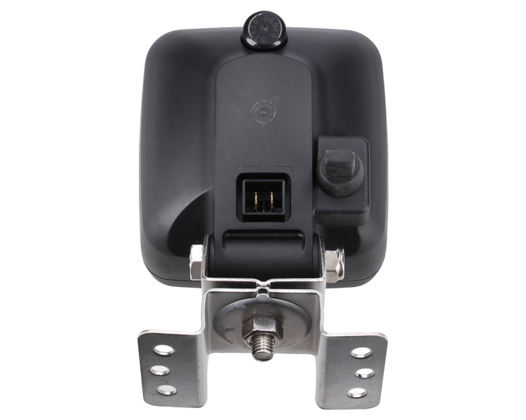lampa robocza halogenowa 100x100mm WESEM z uchwytem omega i wyłącznikiem LKR5.39901