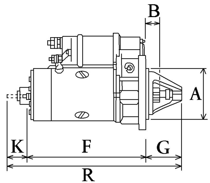Rozrusznik HC Cargo 110545 12V 3.0kW
