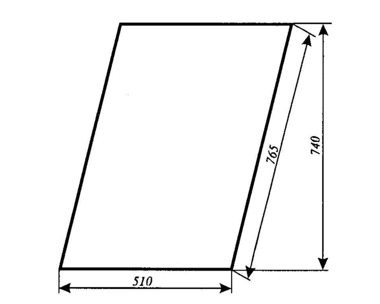 szyba do ciągnika C-360 kabina Sokółka KCR (stary, nowy typ) - drzwi lewe otwierane (30)