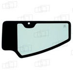 szyba koparka Doosan - drzwi dolna 500119-00040 (4128)