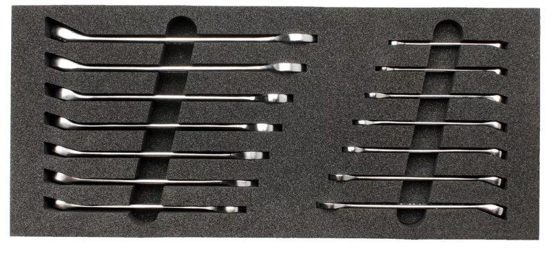 Wkład do skrzynki zestaw kluczy płasko-oczkowych 6-19 mm MJW