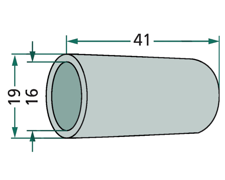 Tuleja redukcyjna fi 16/19 C=41 kat. 0-1