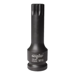 Nasadka udarowa trzpieniowa 1/2" długa SPLINE M16 MJW