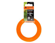 Żyłka tnąca do podkaszarek / Kwadrat / 3.0 mm / 15 m / TEGER