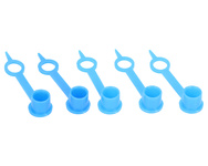 Osłonka smarowniczki M6 kolor niebieski TEGER 5 szt