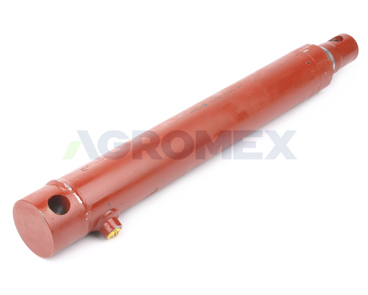 siłownik hydrauliczny z uszami jednostronnego działania wysuw 400mm siła 1t