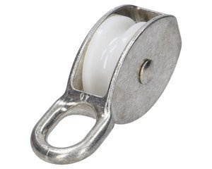 Bloczek z kółkiem pl.40mm do lin 8 mm