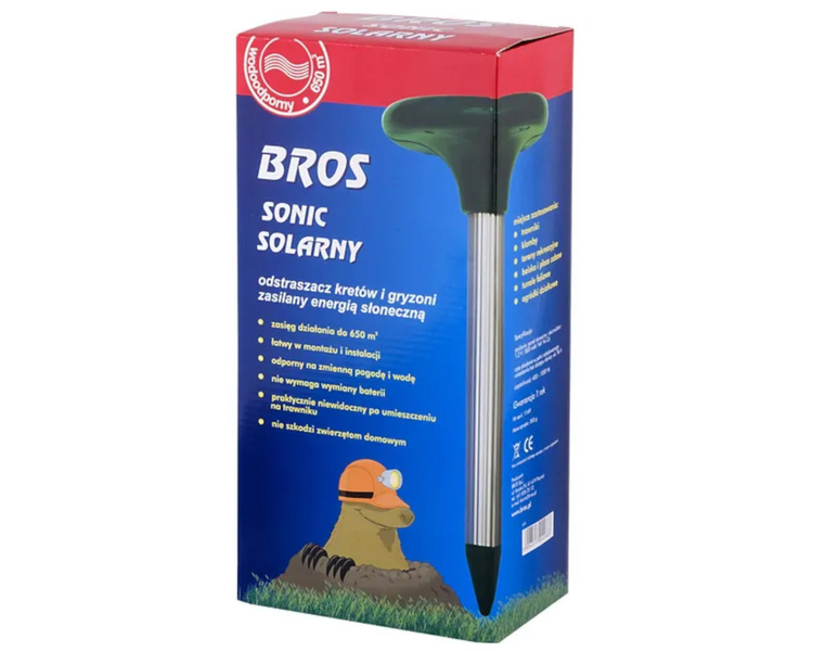 Odstraszacz kretów Sonic solarny Bros