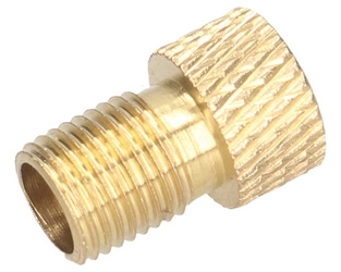 Adapter presta rowerowy do pompowania kół mosiężny Geko