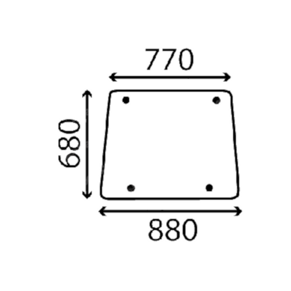 szyba - przednia otwierana 6005001098