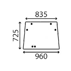 szyba - przednia 515390