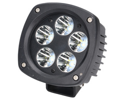 lampa robocza LED 50W MOCNA 6900lm CAT, John Deere Case, Komatsu wiązka skupiona 20 stopni