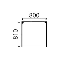 szyba Yanmar - przednia 112157 (4116)