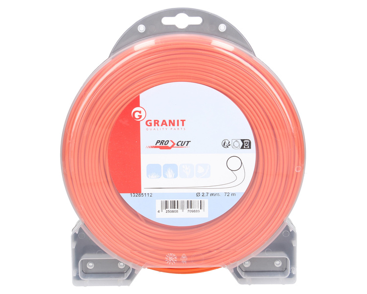 żyłka do wykaszarki nylonowa 2,7mm 72m