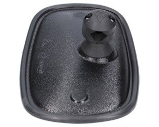 lusterko panoramiczne do ciągnika, koparki, ładowarki 260x160mm, uchwyt 15-28mm