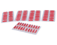 bezpiecznik topikowy 16A czerwony 100 szt.