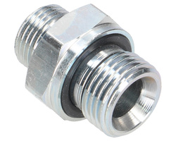 Złącze hydrauliczne proste BB (przyłączka) M18x1.5 (12L) x 1/2" BSP z uszczelnieniem XGE12LR-1/2"ED (G1/2X18) Waryński