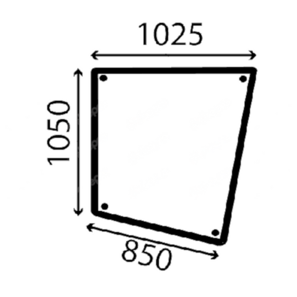 szyba New Holland - boczna prawa 944008309