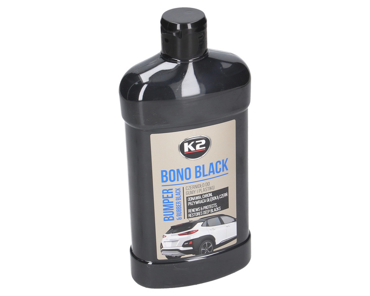 CZERNIDŁO DO GUMY I PLASTIKU K2 BONO BLACK 500ML