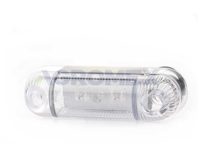 Lampa pozycyjna boczna LED 12 V - 24 V pomarańczowa