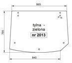 szyba CLAAS Nectis - tylna (2013) 6000106476