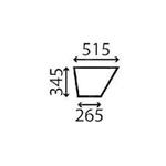 szyba JCB - drzwi dolna lewa 827/20264 (4273)