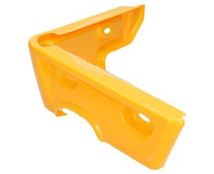 osłona, narożnik plastikowy kabiny lewy żółty JCB 3CX, 4CX P12 123/06143