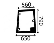 szyba Fiat, Ford, Landini, New Holland - boczna prawa 86521435 (1451)