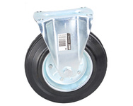Koło stałe 200mm 200kg metalowo gumowe do wózków