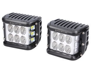 reflektor roboczy, lampa robocza LED 24W z doświetleniem zakrętów koplet 2 szt