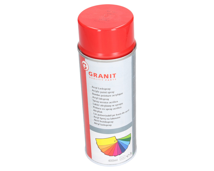 Lakier akrylowy w sprayu czerwony Fendt 400 ml Granit