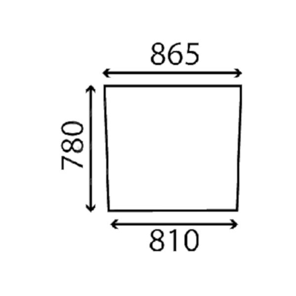 szyba do ciągnika Same- przednia 092312100/10 (5297)