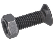 Śruba kpl. płużna dwunoskowa M14x45 mm kl.12.9 Waryński