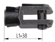 końcówka siłownika gazowego 38mm, M10