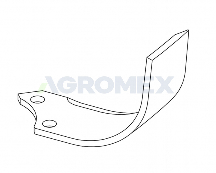 Nożyk MASCHIO 80x10 lewy M74100436 włoski