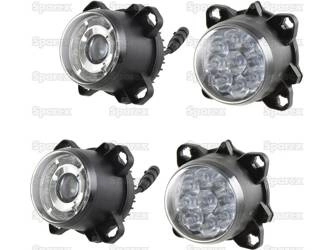 lampy przednie LED drogowe i mijania Massey Ferguson kpl 4 szt S.163753