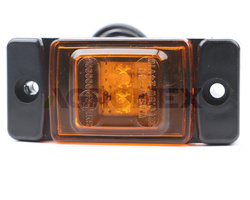 Lampa obrysowa LED 12 V - 24 V boczna pomarańczowa