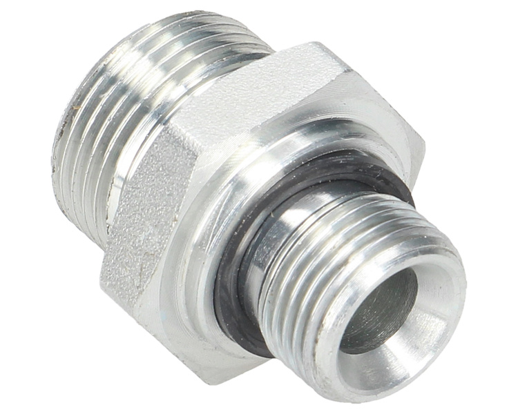 Złącze hydrauliczne proste BB (przyłączka) M22x1.5 (15L) x 3/8" BSP z uszczelnieniem XGE15LR-3/8"ED (G3/8X22) Waryński 