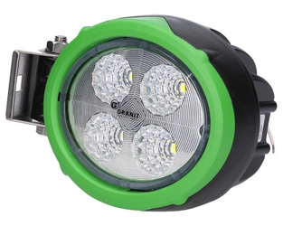 reflektor roboczy LED boczny światło rozproszone 1200lm MOCNY! jasnozielona ramka