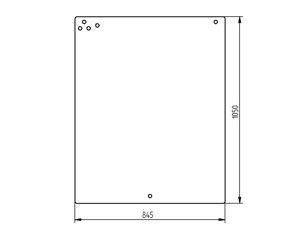 szyba ładowarka Merlo Panoramic - przednia 024035 (3500)