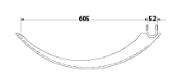 Iglica igła metalowa prasa A.Chalmers / Jones Balers 7013986