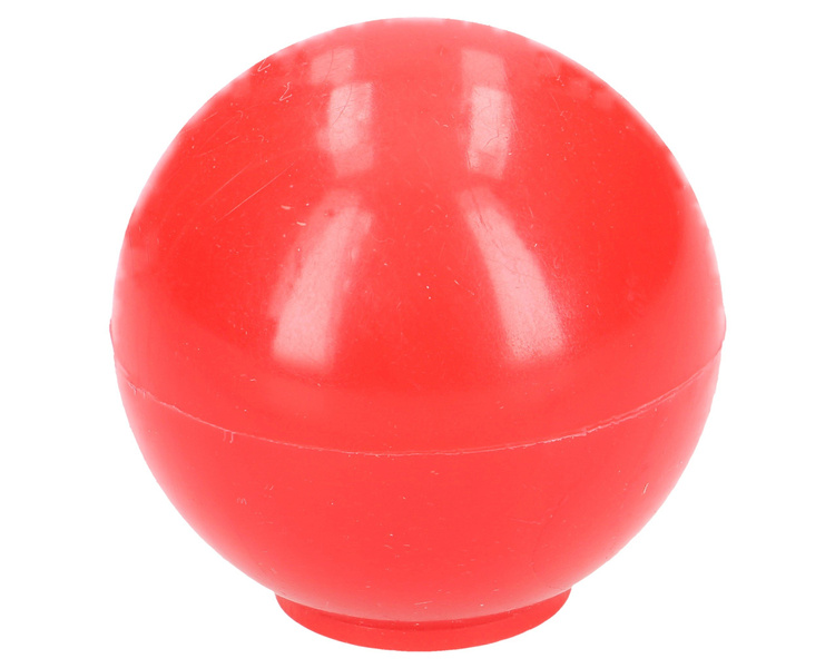 Gałka dźwigni czerwona fi 40mm, M10